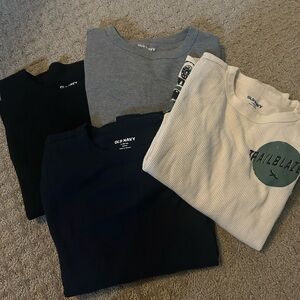 Old Navy waffle knit Long Sleeve Shirt Set - Large 10/12